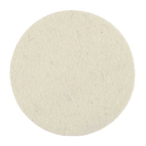 Полировальник фетровый, белый D-125 мм, 6 мм Mirka