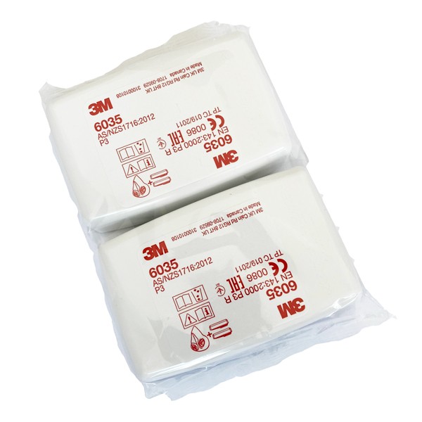 Фильтры для маски противоаэрозольный, класс P3/FFP3 3М 6035