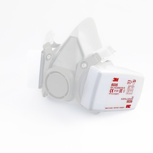 Фильтры для маски противоаэрозольный, класс P3/FFP3 3М 6035  
