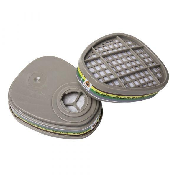 Фильтр для маски от органических паров и кислых газов, амиака ABEK1 Jeta Pro 6541