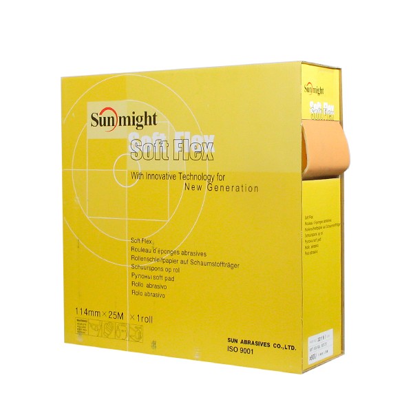 Шлифовальная губка 114 мм х 25 м Sunmight Soft-Flex (1 шт.)