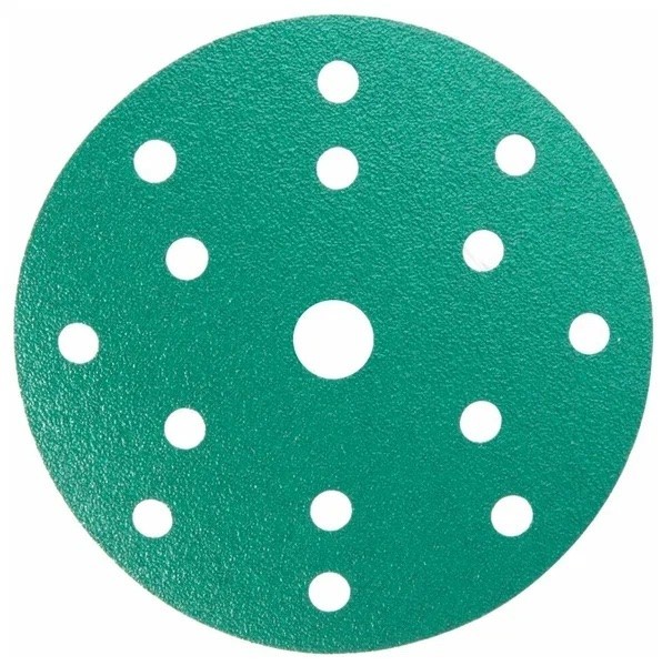 Абразивные круги с 15 отв. Green Film Abarsives D150 (25 штук)