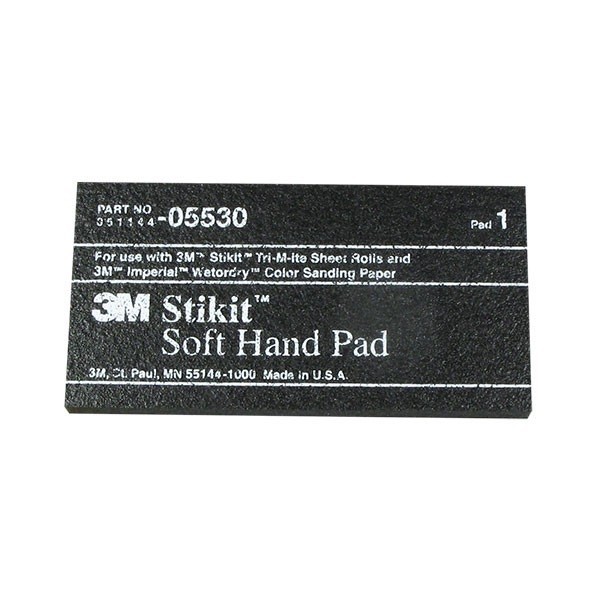 3М 05530 губка-шлифовальный блок для полировки 70х140 мм