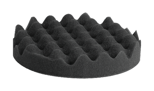 Круг полировальный C.A.R.Fit мягкий, рифленый, черный, 150 мм