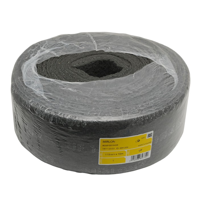 Шлифовальный войлок Mirka Mirlon , рулон 115мм x 10м Ultra Fine P1500