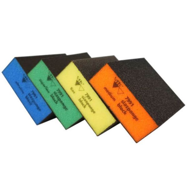 Абразивная губка четырехсторонняя 69х98х26 мм, 7991 Siasponge block  