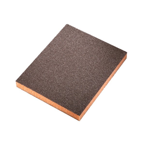 Шлифовальная губка 120x98x13 мм SIA 7983 siasponge soft  (оранжевая, medium P280)