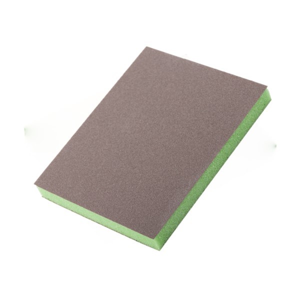 Шлифовальная губка 120x98x13 мм SIA 7983 siasponge soft  (зеленая, superfine P600)
