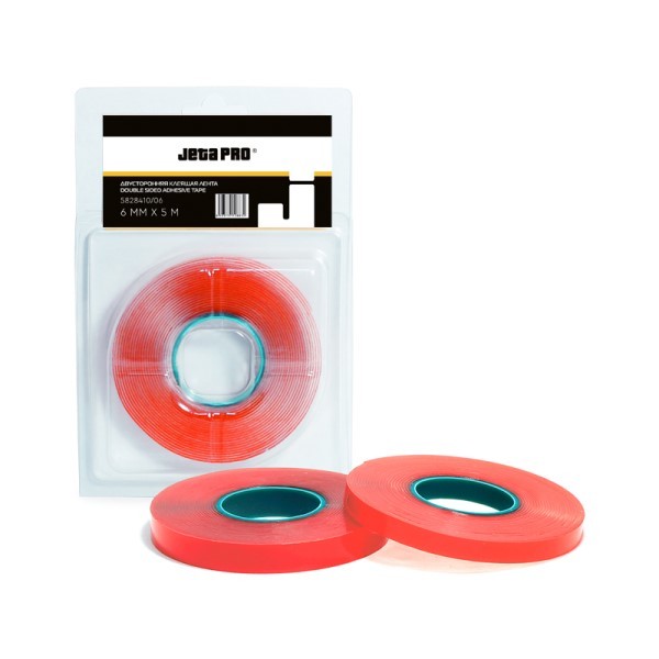 Двусторонняя клейкая лента 18 мм акриловая монтажная толщина 1мм, длинна 5м Jeta Pro