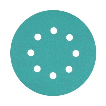 Шлифовальные круги на липучке D-125 мм, 8 отв. SUNMIGHT FILM L312T