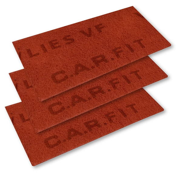 Красный шлифовальный лист VERY FINE C.A.R.Fit 115Х230 ММ